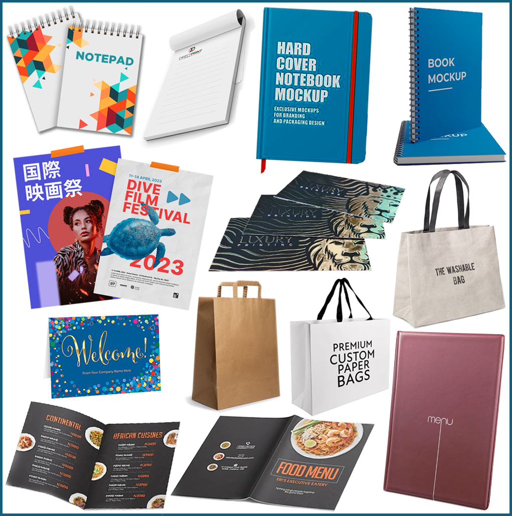 Begs and menu printing service